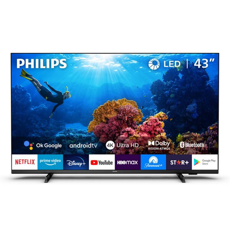 PHILIPS - TV 43" 43PUD7406 UHD 4K Android Smart TV