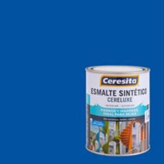 CERESITA - Esmalte Sintético Cereluxe 1/4 galón Azul Pacífico