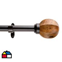 DIB - Set de barra simple 19/16 mm madera esfera