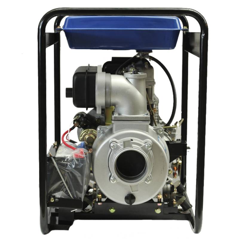 HYUNDAI - Motobomba diesel 4"x4" partida eléctrica agua limpia