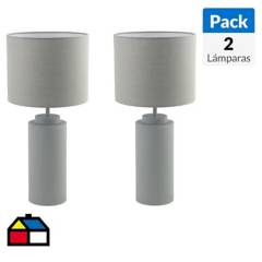 CONCEPT LIGHTING - Pack 2 lámparas de mesa 52cm