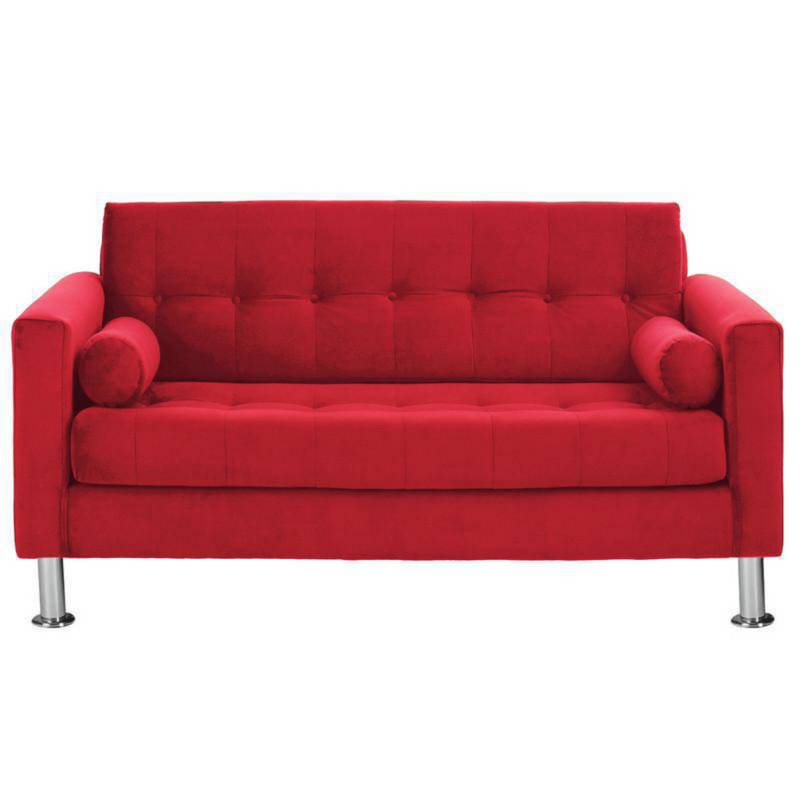 BODEVIR - Sofa Retro 3C Felpa 12 Rojo