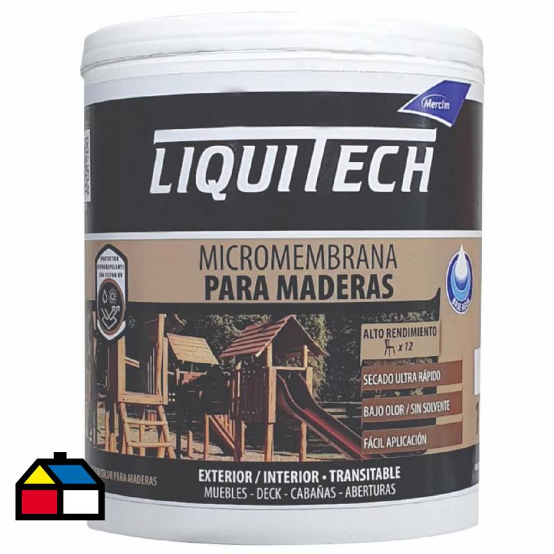  - Pintura para maderas micromembrana base agua int ext 1L cedro