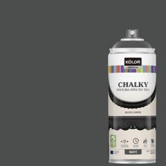 KOLOR - Pintura Tizada en Spray Negro Carbón Mate 400ml