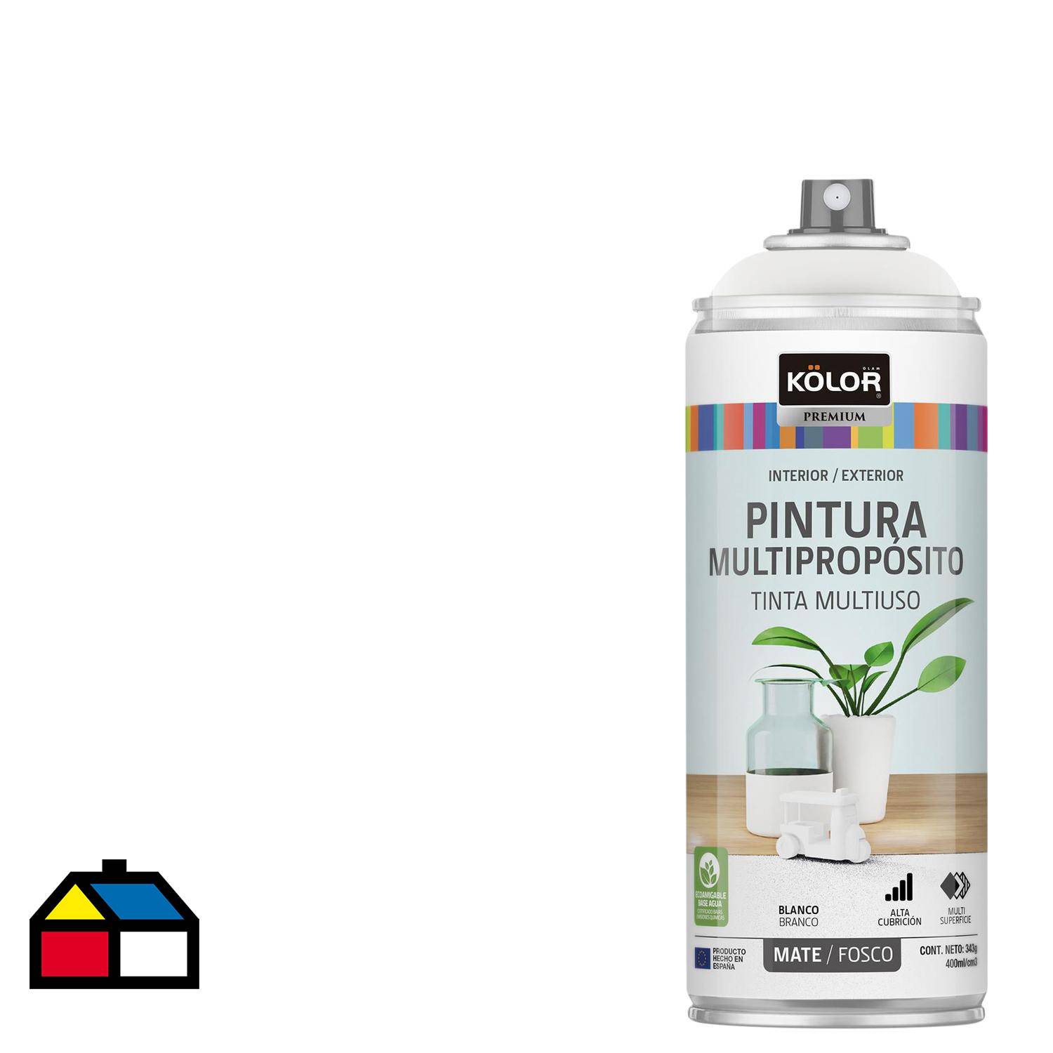 ▷🥇 distribuidor spray pintura blanco mate 400 ml
