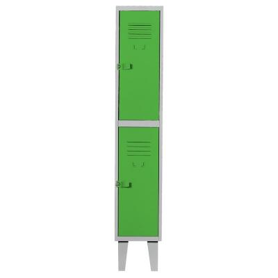 Lockers alta resistencia 170x29x45 cm 1 cuerpo 2 puerta verde