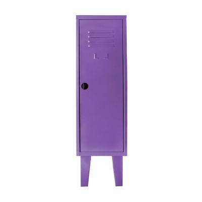 Lockers kids 96x29x45 cm 1 cuerpo 1 puerta violeta.