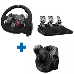 LOGITECH - Kit volante G29 para PC/ PS4/ PS5 + Palanca de cambios