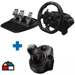 LOGITECH - Kit volante G923 Trueforce para PC/ Xbox S-X/ Xbox One + Palanca de cambios