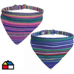 KIBOO PETS - Collar tipo bandana para gatos diseños surtidos