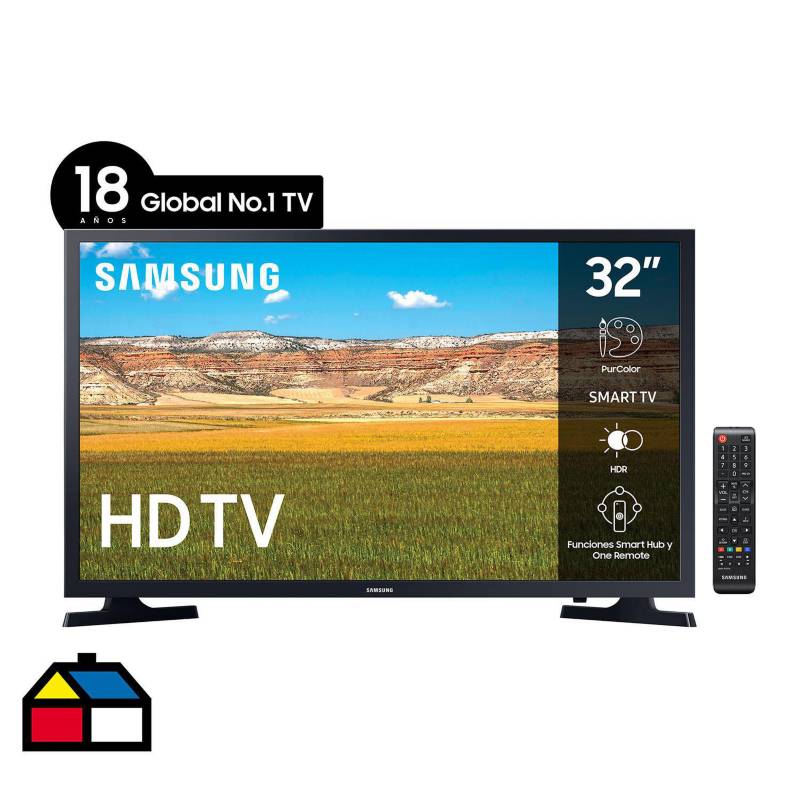 SAMSUNG - Smart TV LED 32 " HD UN32T4202AGXZS
