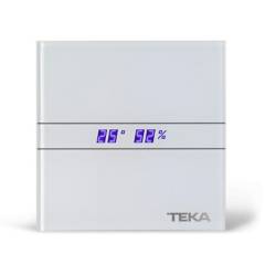 TEKA - Extractor de Baño, Higrómetro, Digital, Frente Cristal, Timer, 120 mm.