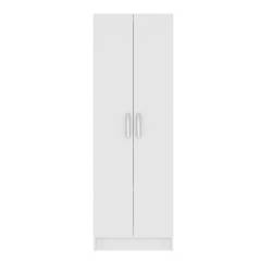 VEKKAHOME - Closet 2 puertas One 57x29x170 cm blanco