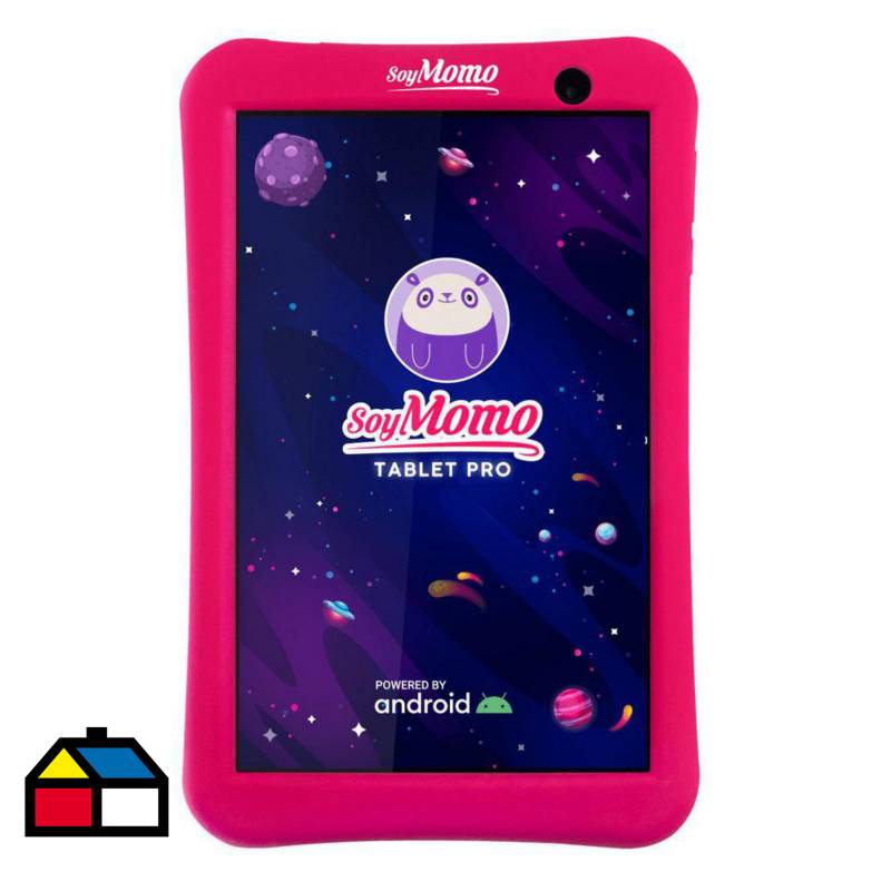 SOYMOMO - Tablet niños pro 1.0 rosado
