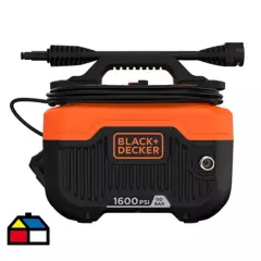 BLACK+DECKER - Hidrolavadora Eléctrica 1.300 W 110 Bar BEPW1600H-B2C