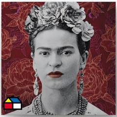 FRIDA KAHLO - Canvas decorativo muro Frida Kahlo B 30x30 cm
