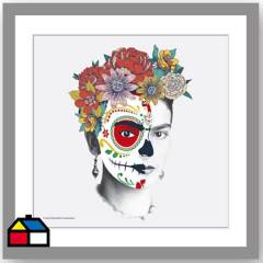 FRIDA KAHLO - Cuadro decorativo muro Frida Kahlo C 40x40 cm
