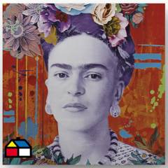 FRIDA KAHLO - Canvas decorativo muro Frida Kahlo C 30x30 cm