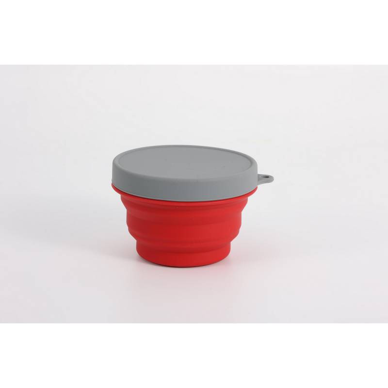 KITCHENWARE - Lunch box colapsable 3ooml rojo
