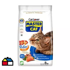 MASTER CAT - Alimento para gato relleno 8 kg