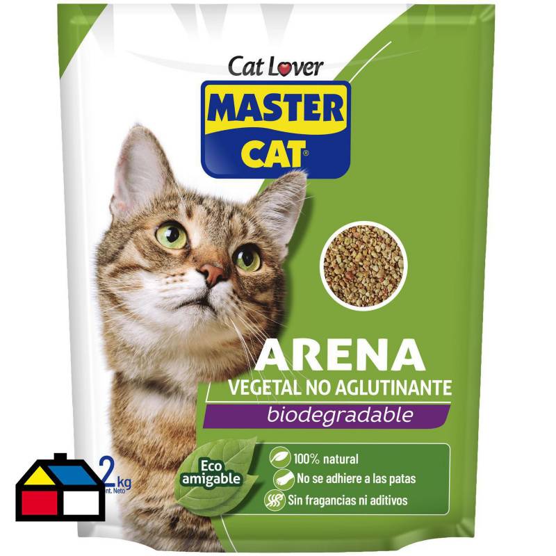 MASTER CAT - Arena para gatos ecológica 2 kg