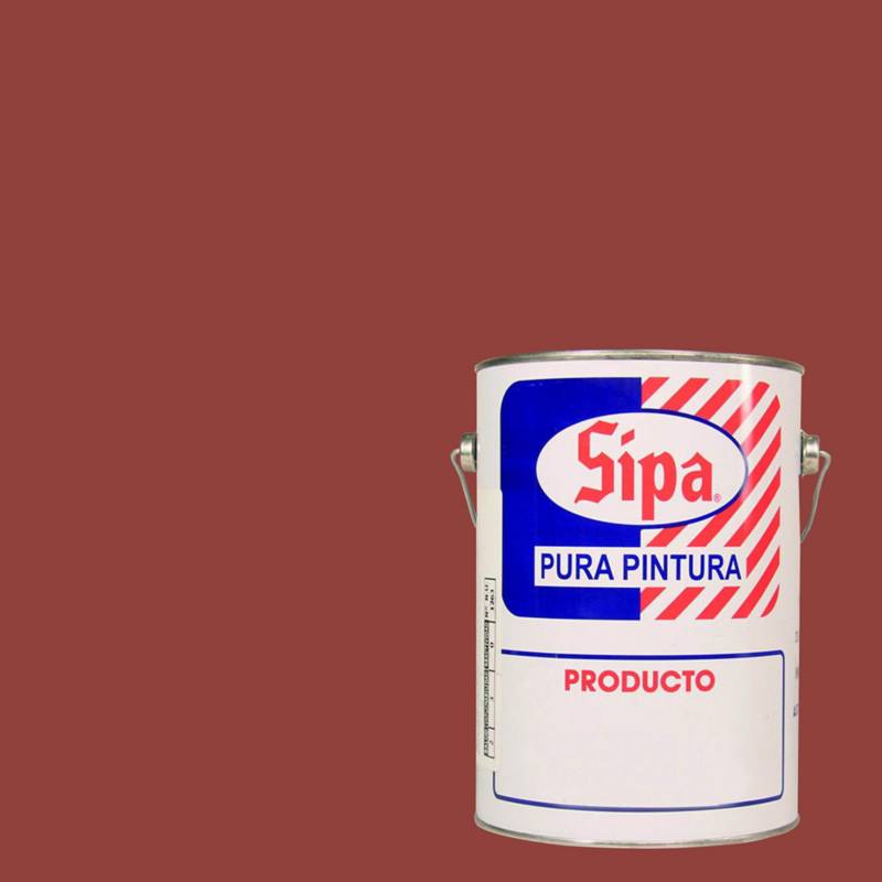 SIPA - Pintura para pisos mate 1 gl rojo óxido