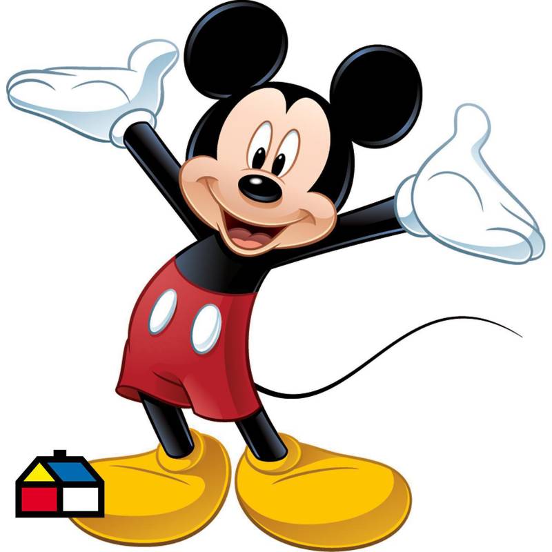 DISNEY - Lamina autoadhesiva Mickey Mouse grande