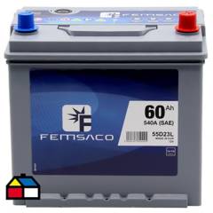 FEMSACO - Batería de auto 60A positivo derecho normal