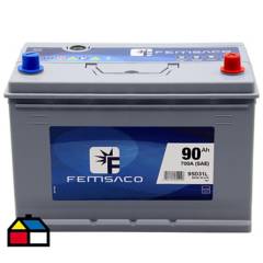 FEMSACO - Batería de auto 90 A positivo derecho normal