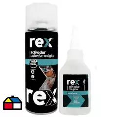REX - Adhesivo mágico instantáneo multipropósito 100gr + 400ml seca en 9seg