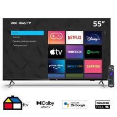 AOC - Smart TV LED 55 " 4K Ultra HD 55U6125/43I