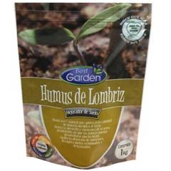 BEST GARDEN - Mejorador de suelo humus 1 kg bolsa