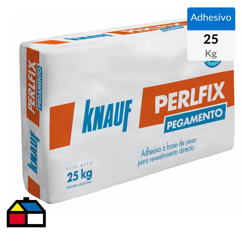 KNAUF - Adhesivo pasta de agarre a base de yeso Perlfix de 25 kg