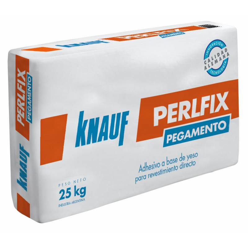 KNAUF - Adhesivo pasta de agarre a base de yeso Perlfix de 25 kg.