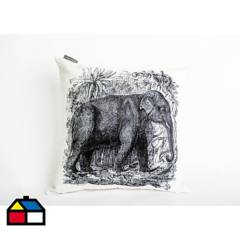 ATMOSPHERA HOME - Cojín elefante 45x45 cm