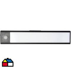 BP ILUMINACION - Luminaria portatil ultrafina cocina closet c/sen 20cm negra recargable