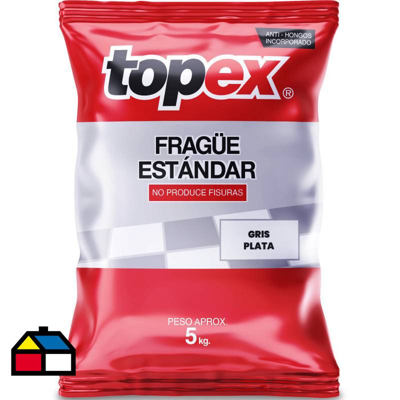TOPEX - Frague Estandar Topex Gris Plata 5kg