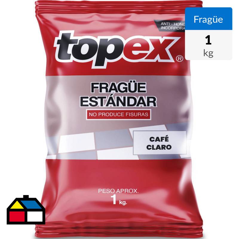 TOPEX - Frague Estandar Topex Cafe Claro 1kg