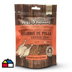 PETS AND FRIENDS - Snack perro charqui de pollo 100 gr