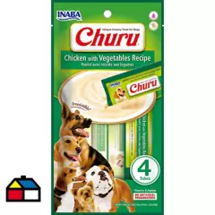 CHURU - Churu snack puré perros pollo vegetales 56 gr