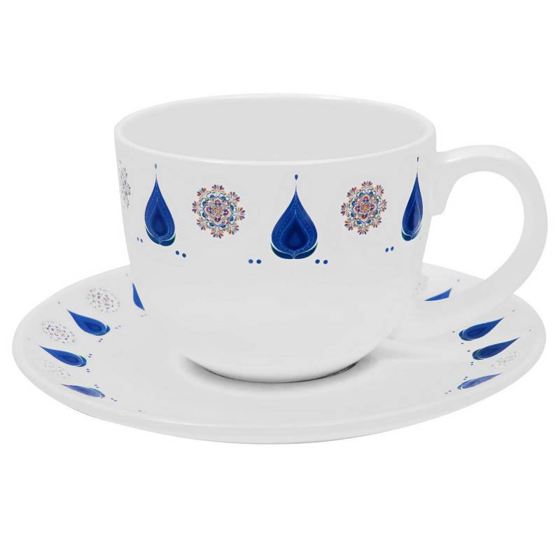 DORAL - Juego de té porcelana 12 piezas alessandra