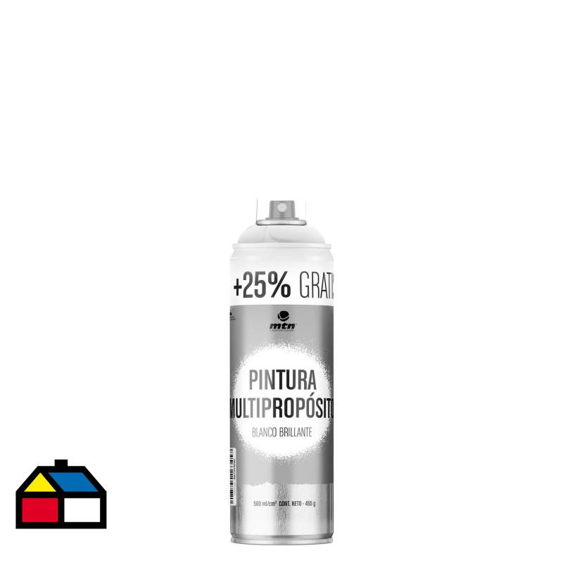 MONTANA COLORS - Pintura en spray extracontenido Blanco Brillante 500ML