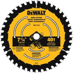 DEWALT - Disco sierra circular 7 1/4" 40 dientes