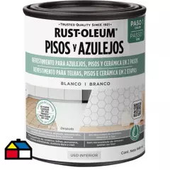 RUST OLEUM - Pintura Base para Pisos y Azulejos Blanco de 946 ml