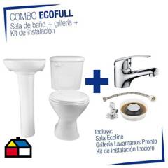 FANALOZA - Sala baño Ecoful con kit wc y grifería