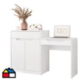 TOCADOR TREND BLANCO MATTE 2 PUERTAS 1 CAJON 