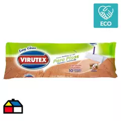 VIRUTEX - Trapero húmedo piso flotante o laminado x10un coco