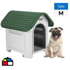 COOL PETS - Casa para perro pequeña verde