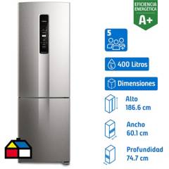 FENSA - Refrigerador Bottom Freezer No Frost 400 Litros Inox IB45S