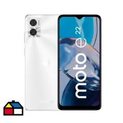 MOTOROLA - Celular Moto E22 4GB + 128GB Blanco
